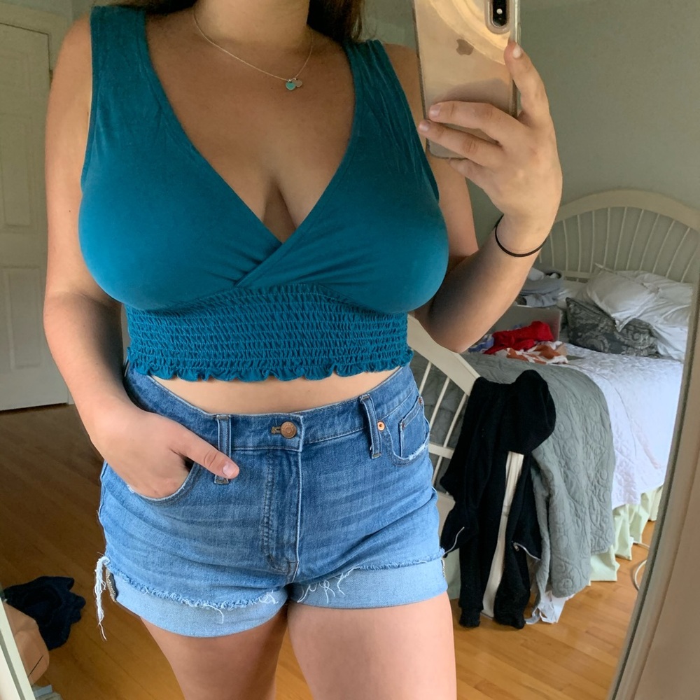 BLUE TANK TOP